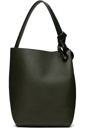 J.W.Anderson Sac seau kaki à logo et à maillon gourmette