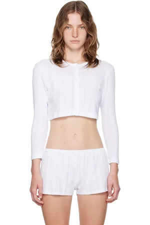 Cou Cou Cardigan écourté blanc