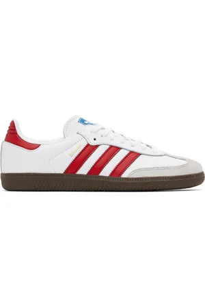 adidas Baskets Samba OG blanc et rouge