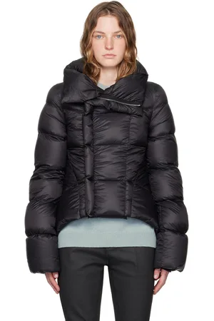 Rick Owens Blouson noir rembourré en duvet à ourlet Naska - Porterville
