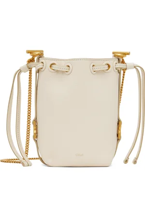 Chloé Micro sac seau blanc cassé - Marcie