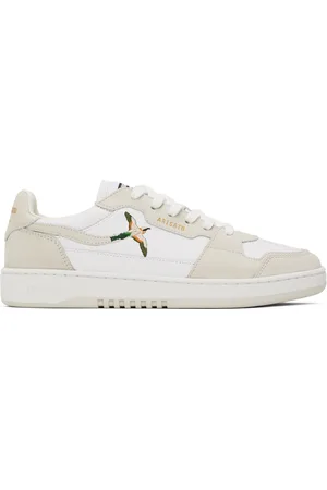Axel Arigato Baskets basses Dice blanc et beige à image d