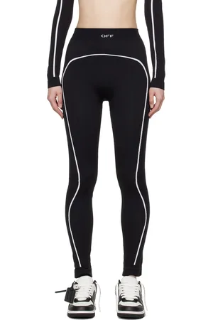 OFF-WHITE Legging sans coutures noir à logo