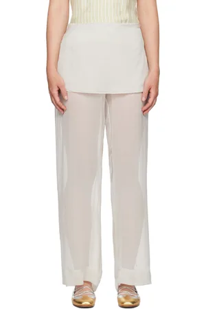 Paloma Wool Pantalon Archive blanc cassé
