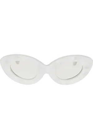 ERL Lunettes de soleil Betty blanc cassé