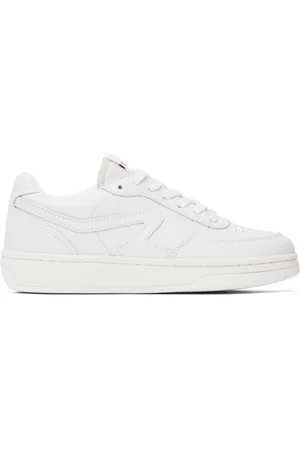 RAG&BONE Baskets de court rétro blanches