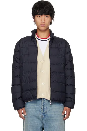 Moncler Blouson Baudinet bleu marine rembourré en duvet