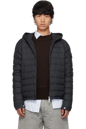 Moncler Blouson Galion noir rembourré en duvet