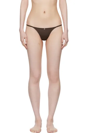 Paloma Wool Culotte de bikini Bottoni brune