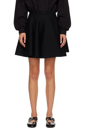 Alaïa Minijupe circulaire noire