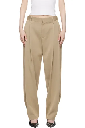 RAG&BONE Pantalon brun clair à plis