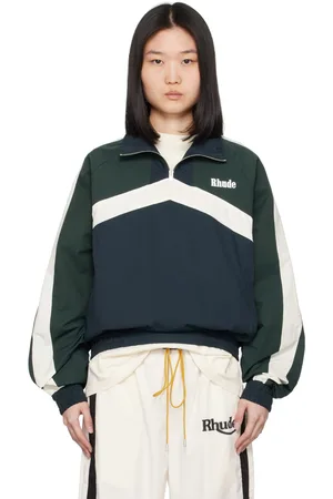 Rhude Blouson de survêtement Motorsport bleu marine