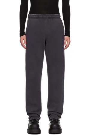 Entire Studios Pantalon de survêtement droit bleu marine