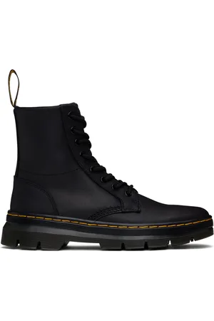 Dr. Martens Bottes Combs noires en cuir