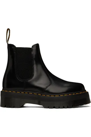 Dr. Martens Bottes chelsea 2976 noires à semelle Quad