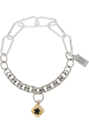 Chopova Lowena Collier argenté à pendentif de dé