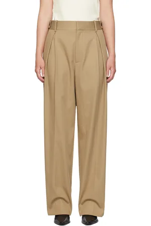 Bottega Veneta Pantalon fuselé brun clair