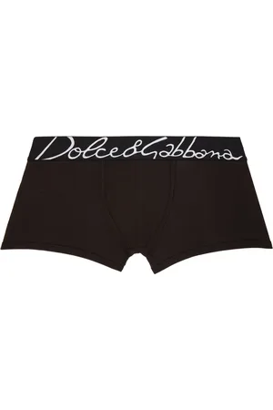 Dolce & Gabbana Boxer brun à coupe classique