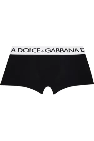 Dolce & Gabbana Boxer noir à coupe classique