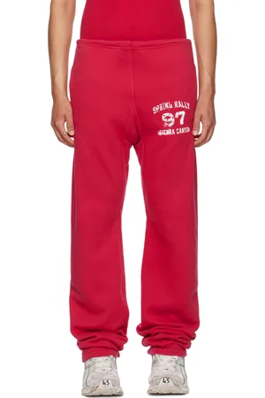 GREG ROSS Pantalon de survêtement rouge exclusif à SSENSE