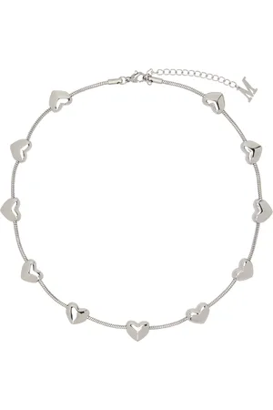 Marland Backus Collier Lil Heart argenté