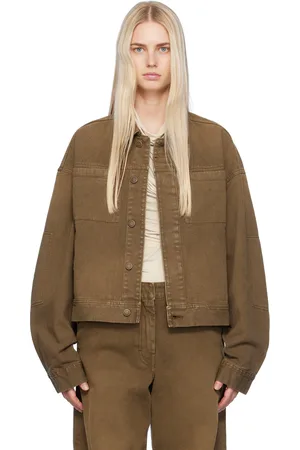 Entire Studios Blouson Gem brun en denim
