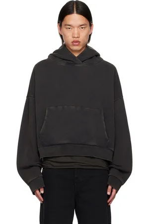 Entire Studios Pull à capuche épais noir