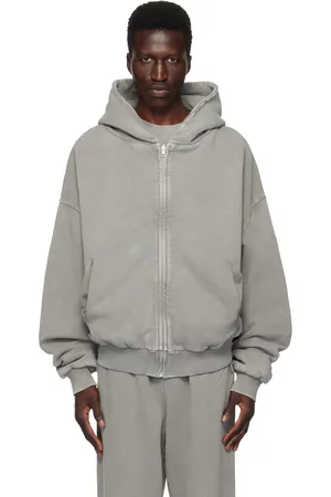 Entire Studios Pull à capuche isotherme gris