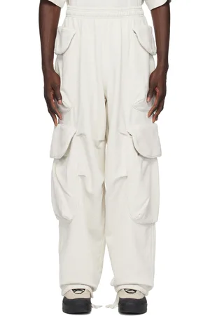 Entire Studios Pantalon cargo épais Gocar blanc cassé