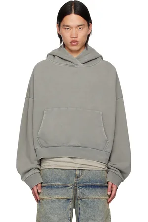 Entire Studios Pull à capuche épais gris