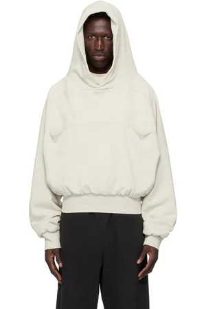 Entire Studios Pull à capuche Double Double blanc cassé