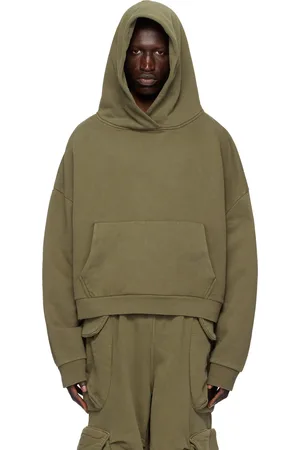 Entire Studios Pull à capuche épais kaki