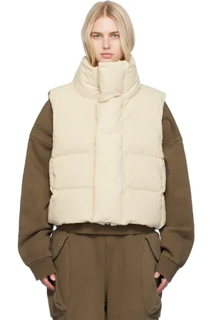 Entire Studios Veste matelassée blanc cassé rembourrée en duvet