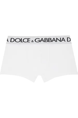 Dolce & Gabbana Boxer blanc à logos