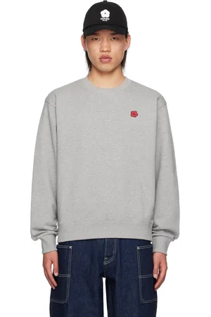 Kenzo Pull molletonné gris - BOKE FLOWER