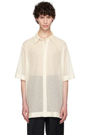 Givenchy Chemise blanc cassé à motif 4G