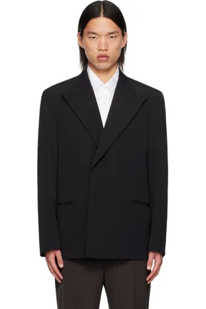 Acne Studios Veston noir à coupe classique