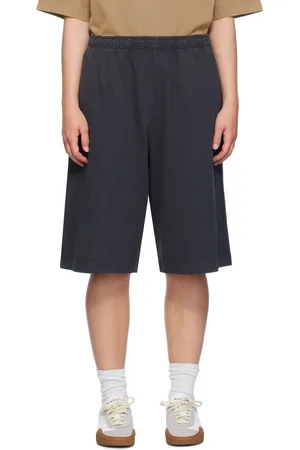 Acne Studios Short noir à logo imprimé
