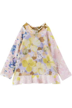 ZIMMERMANN Enfant | Haut de maillot de bain multicolore à volant