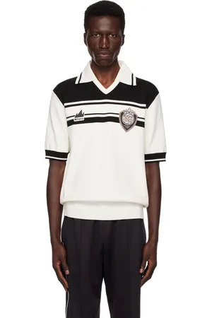 Dolce & Gabbana Polo blanc et noir à rayures