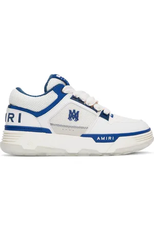 AMIRI Baskets MA-1 blanc et bleu marine