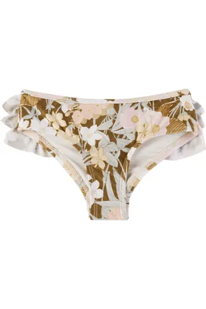 ZIMMERMANN Enfant | Culotte de bikini multicolore à volants