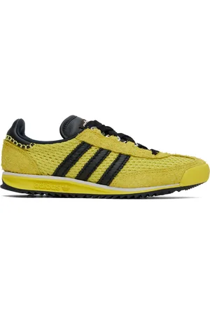 WALES BONNER Baskets SL76 jaune et noir édition adidas Originals