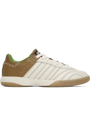 WALES BONNER Baskets Samba Millennium blanc cassé et brun édition adidas Originals