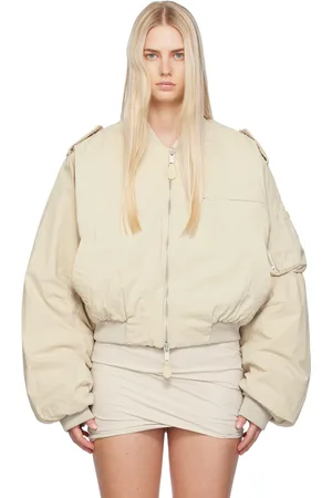 Entire Studios Blouson aviateur A-4 beige