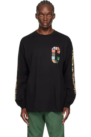Carhartt T-shirt à manches longues noir à logos Machine 89