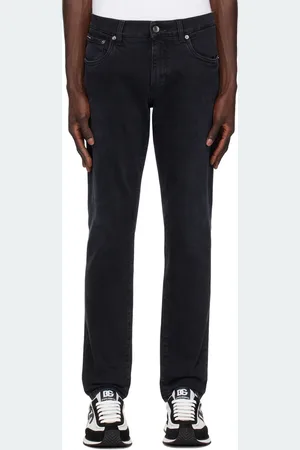 Dolce & Gabbana Jean ajusté noir en denim extensible - Essential