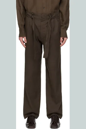 COMMAS Pantalon ajusté brun