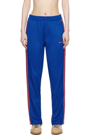 WALES BONNER Pantalon de détente bleu à sous-pieds édition adidas Originals