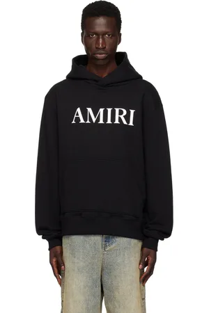 AMIRI Pull à capuche noir à logo - Core